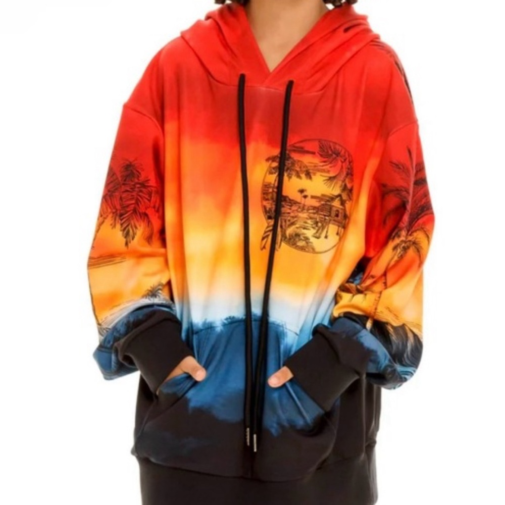 Agua Bendita Tropical Sunset Hoodie